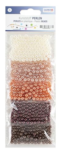 GLOREX 6 1630 234 Perlenset, braun, 0.6 cm GLOREX 6 1630 234 Perlenset, braun, 0.6 cm von GLOREX