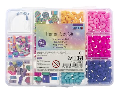 GLOREX 6 1630 240 Perlenset, mehrfarbig, 120 x 20 mm GLOREX 6 1630 240 Perlenset, mehrfarbig, 120 x 20 mm von GLOREX