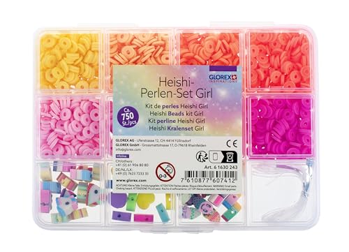 GLOREX 6 1630 243 Perlenset, mehrfarbig, 120 x 20 mm von GLOREX