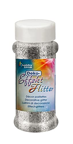 GLOREX 6 2817 381 - Deko-Effekt-Flitter, 60 ml, silber, gutdeckender Flitter zur Gestaltung von Schmuck, Armbändern, Halsketten, Accessoires und als Dekoration GLOREX 6 2817 381 - Deko-Effekt-Flitter, 60 ml, silber, gutdeckender Flitter zur Gestaltung von Schmuck, Armbändern, Halsketten, Accessoires und als Dekoration von GLOREX