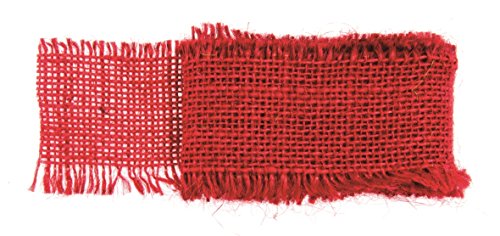 GLOREX Band, Jute, Rot, 13.5 x 8.6 x 0.1 cm GLOREX Band, Jute, Rot, 13.5 x 8.6 x 0.1 cm von GLOREX