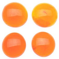 GLOREX Muggelsteine orange Glasnuggets Ø 20,0 mm, 200,0 g, 1 Pack von GLOREX