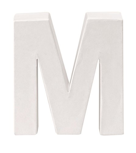 GLOREX Papp-Buchstabe M, Braun, 10 x 9 x 3,5 cm GLOREX Papp-Buchstabe M, Braun, 10 x 9 x 3,5 cm von GLOREX