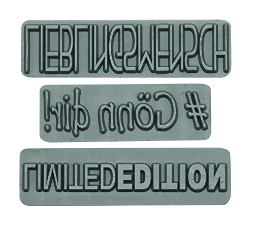 GLOREX Reliefeinlage, Kunststoff, Gönn dir/Lieblingsmensch, 3 Stück GLOREX Reliefeinlage, Kunststoff, Gönn dir/Lieblingsmensch, 3 Stück von GLOREX
