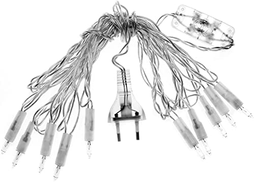 Glorex 6 1210 425 - Minilichterkette weiß, 10 Lämpchen mit Schalter, linear Glorex 6 1210 425 - Minilichterkette weiß, 10 Lämpchen mit Schalter, linear von GLOREX