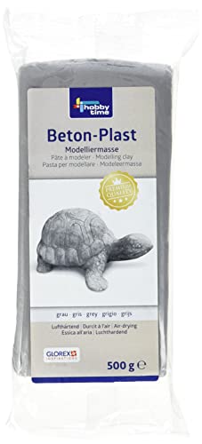 Glorex 6 1780 730 - Beton-Plast, 500 g in betongrau, lufthärtende Modelliermasse mit Beton-Optik, gebrauchsfertig mit einfacher Handhabung Glorex 6 1780 730 - Beton-Plast, 500 g in betongrau, lufthärtende Modelliermasse mit Beton-Optik, gebrauchsfertig mit einfacher Handhabung von GLOREX