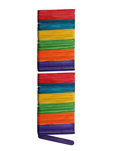 Glorex 6 2200 680 Bastelhölzer aus bunt lackiertem Birkenholz, in Form von Eisstäbchen, ca. 6,5 cm lang mit abgerundeten Enden, 100 Stück, vielseitig einsetzbar beim Basteln Glorex 6 2200 680 Bastelhölzer aus bunt lackiertem Birkenholz, in Form von Eisstäbchen, ca. 6,5 cm lang mit abgerundeten Enden, 100 Stück, vielseitig einsetzbar beim Basteln von GLOREX