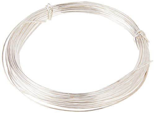 Glorex 6 2220 149 - Silberdraht mit Kupferkern versilbert, 0,8 mm x 6 m, zum Basteln, Binden von Gestecken und Kränzen oder zur Schmuckherstellung Glorex 6 2220 149 - Silberdraht mit Kupferkern versilbert, 0,8 mm x 6 m, zum Basteln, Binden von Gestecken und Kränzen oder zur Schmuckherstellung von GLOREX