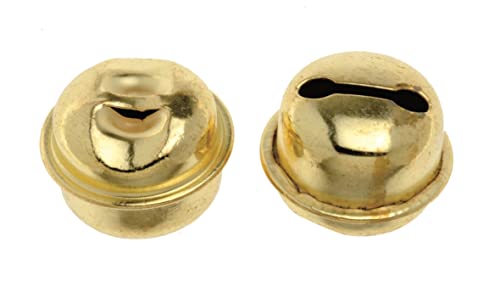 Glorex 6 3804 522 – Glöckchen 22 mm / 6 Stück, goldfarben von GLOREX