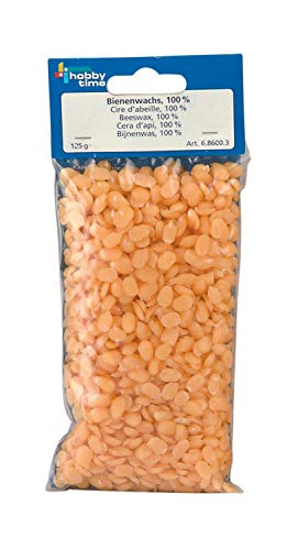 Glorex 6 8600 3 Natürliches, reines Bienenwachs in Pastillen-Form, 125 g Beutel, zum Gießen von echten Bienenwachskerzen, Schmelzpunkt liegt bei 64° C, gelb Glorex 6 8600 3 Natürliches, reines Bienenwachs in Pastillen-Form, 125 g Beutel, zum Gießen von echten Bienenwachskerzen, Schmelzpunkt liegt bei 64° C, gelb von GLOREX