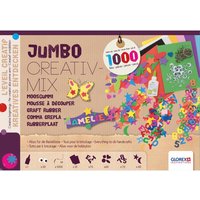 Jumbo Creativ-Mix "Moosgummi", ca. 1.000 Teile von Multi