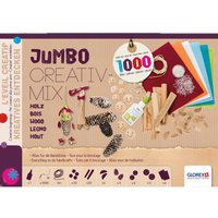 Jumbo Creativ-Mix "Naturholz", ca. 1.000 Teile von Multi