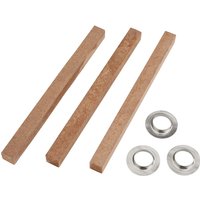 Outdoor-Docht mit Fuß, 3 Stk. - 10 x 10 mm von GLOREX