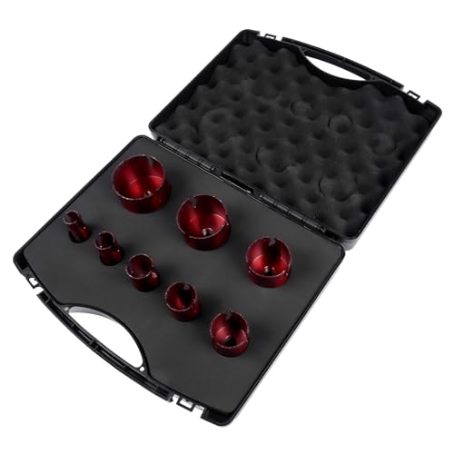 Diamant-Fliesenbohrkronen Set 8-teilig Fliesenbohrer Ø20 25 32 35 40 50 60 68mm M14 + Diamantscheibe GLOSSY AUTO PARTS Diamant-Fliesenbohrkronen Set 8-teilig Fliesenbohrer Ø20 25 32 35 40 50 60 68mm M14 + Diamantscheibe GLOSSY AUTO PARTS von GLOSSY AUTO PARTS