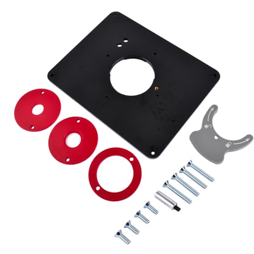 GLOSSY AUTO PARTS Vorgebohrte Frästisch-Einsatzplatte, Ersatz für Triton The Porter-Cable 7500 Serie PRS4034 von GLOSSY AUTO PARTS