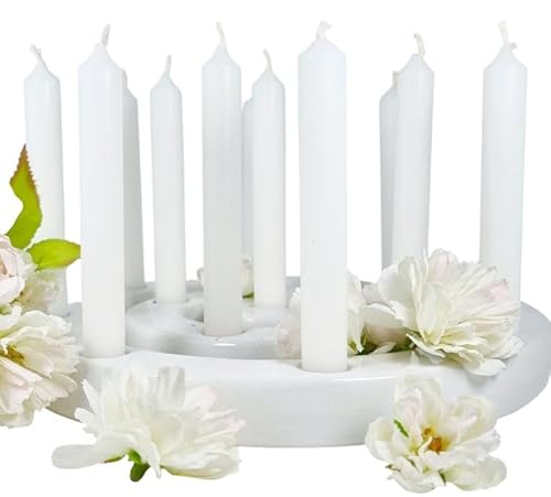 GLOWYBOX 10 Stück TROPFFREIE Geburtstagskerzen für Kerzenring Kerzen weiß für Kindergeburtstag bunte Kinderkerzen Geburtstagszug Minikerzen hergestelllt in Deutschland Baumkerzen kleine Kerzen weiß GLOWYBOX 10 Stück TROPFFREIE Geburtstagskerzen für Kerzenring Kerzen weiß für Kindergeburtstag bunte Kinderkerzen Geburtstagszug Minikerzen hergestelllt in Deutschland Baumkerzen kleine Kerzen weiß von GLOWYBOX