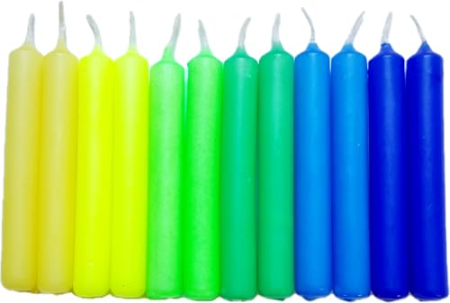 GLOWYBOX 12 Stück Geburtstagskerzen für Kerzenring Kerzen für Kindergeburtstag bunte Kinderkerzen Geburtstagszug Minikerzen bunt Baumkerzen bunt neon dip Dye Kerzen Regenbogen Set gelb/grün/blau GLOWYBOX 12 Stück Geburtstagskerzen für Kerzenring Kerzen für Kindergeburtstag bunte Kinderkerzen Geburtstagszug Minikerzen bunt Baumkerzen bunt neon dip Dye Kerzen Regenbogen Set gelb/grün/blau von GLOWYBOX