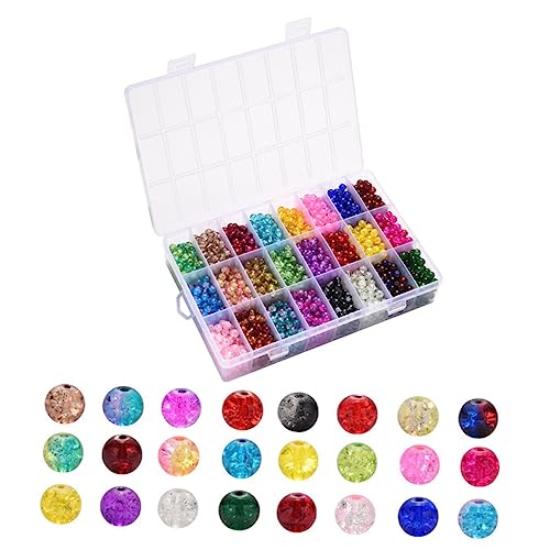 GLSTOY 1 Box Gesprungene Glasperlen, Armband, DIY Perlen, Lose Perlen, Charm Perlen, Charms, Lose Perlen Für Die Schmuckherstellung, Handarbeitsperlen, Charms, Perlen, Perlen, Crackle GLSTOY 1 Box Gesprungene Glasperlen, Armband, DIY Perlen, Lose Perlen, Charm Perlen, Charms, Lose Perlen Für Die Schmuckherstellung, Handarbeitsperlen, Charms, Perlen, Perlen, Crackle von GLSTOY