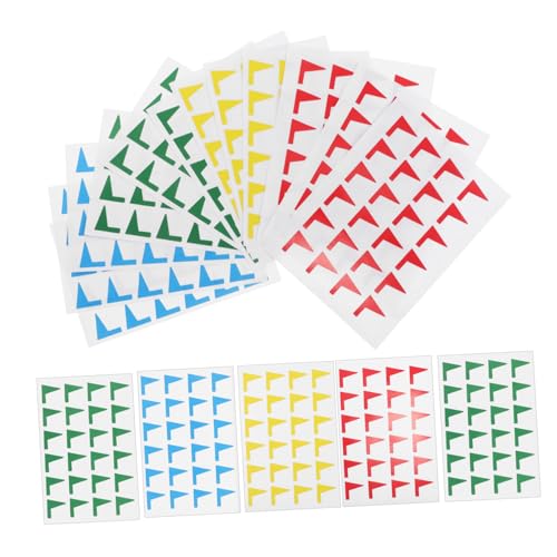GLSTOY 1 Packung Kartenmarkierungsaufkleber Etiketten für Kartenaufkleber Etikettenaufkleber Notizbuch Marker flaggen Aufkleber Anmerkungszubehör Selbstklebende Etiketten PVC GLSTOY 1 Packung Kartenmarkierungsaufkleber Etiketten für Kartenaufkleber Etikettenaufkleber Notizbuch Marker flaggen Aufkleber Anmerkungszubehör Selbstklebende Etiketten PVC von GLSTOY
