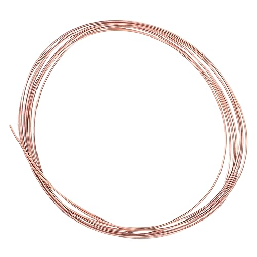 GLSTOY 1 Rolle Leitfähiger Kupferdraht, Metalldraht Zum Basteln, Basteln, Kupferdraht Zur Schmuckherstellung, Metalldraht Zur Schmuckherstellung, Kupfer Zur Schmuckherstellung, von GLSTOY