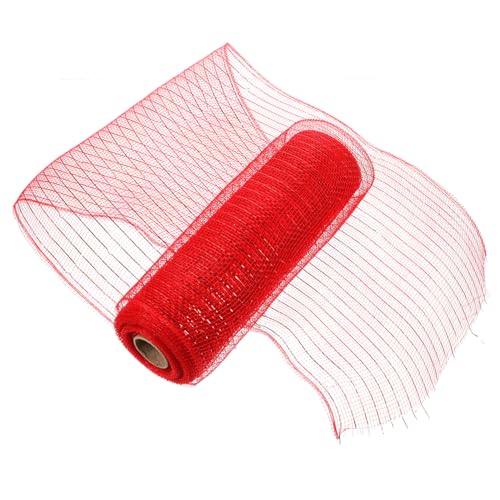 GLSTOY 1 Rolle Netzband, Wickelnetz, DIY Festivalbänder, Bastelbänder, DIY Bänder, Einzigartige DIY Bastelbänder, Dekoratives Band, Blumenwickelbänder, Band Für DIY von GLSTOY