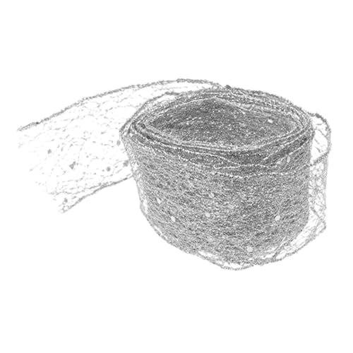 GLSTOY 1 Rolle Weihnachtsband, Glitzernetz Zum Basteln, Goldenes Kräuselband, Goldenes Band Für Baumschmuck Zum Nähen, Glitzerband Für Dekorationen, Band Für Kränze, Glitzerband Zum GLSTOY 1 Rolle Weihnachtsband, Glitzernetz Zum Basteln, Goldenes Kräuselband, Goldenes Band Für Baumschmuck Zum Nähen, Glitzerband Für Dekorationen, Band Für Kränze, Glitzerband Zum von GLSTOY