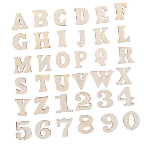 GLSTOY 1 Satz Teiliges Holzbuchstaben Und Zahlen Set Naturfarben Für Diy Bastelprojekte Frühe Lernförderung Kreative Wanddekoration Und Handgemachte Kunstwerke 200 Stück GLSTOY 1 Satz Teiliges Holzbuchstaben Und Zahlen Set Naturfarben Für Diy Bastelprojekte Frühe Lernförderung Kreative Wanddekoration Und Handgemachte Kunstwerke 200 Stück von GLSTOY