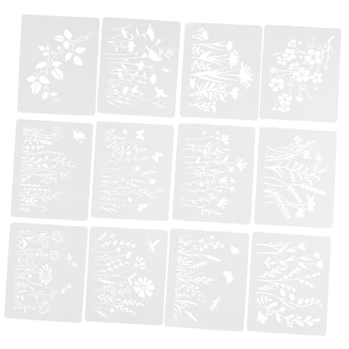 GLSTOY 1 Set Blumen Und Pflanzen Vorlage, Zeichenschablonen, Malschablonen, Blumen Malschablonen, Sprühschablonen, Klassenzimmer Schablonen, Blumen Zeichenschablone, Bastelschablone GLSTOY 1 Set Blumen Und Pflanzen Vorlage, Zeichenschablonen, Malschablonen, Blumen Malschablonen, Sprühschablonen, Klassenzimmer Schablonen, Blumen Zeichenschablone, Bastelschablone von GLSTOY
