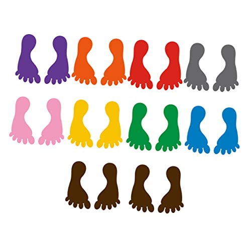 GLSTOY 10 Sets Mit Bunten Fußabdruck-aufklebern Pvc-bodenaufklebern Fußabdruck-aufkleber-set Für Kinder Für Die Inneneinrichtung GLSTOY 10 Sets Mit Bunten Fußabdruck-aufklebern Pvc-bodenaufklebern Fußabdruck-aufkleber-set Für Kinder Für Die Inneneinrichtung von GLSTOY