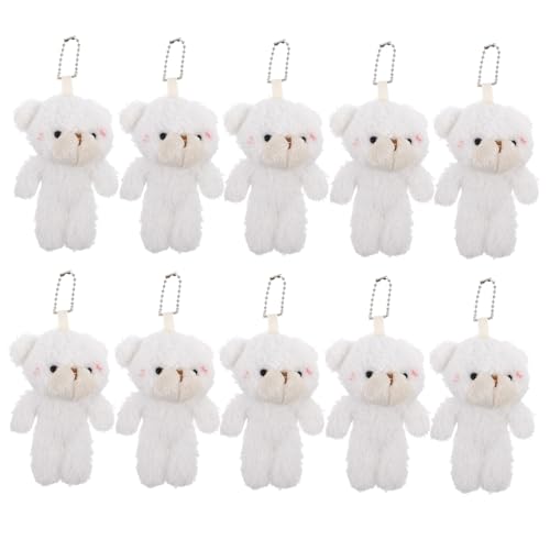 GLSTOY 10 Stück Miniatur-bär-plüsch-schlüsselanhänger, Entzückende Stofftier-anhänger Für Schlüsselanhänger, Rucksäcke Und Taschendekorationen, Partygeschenke GLSTOY 10 Stück Miniatur-bär-plüsch-schlüsselanhänger, Entzückende Stofftier-anhänger Für Schlüsselanhänger, Rucksäcke Und Taschendekorationen, Partygeschenke von GLSTOY