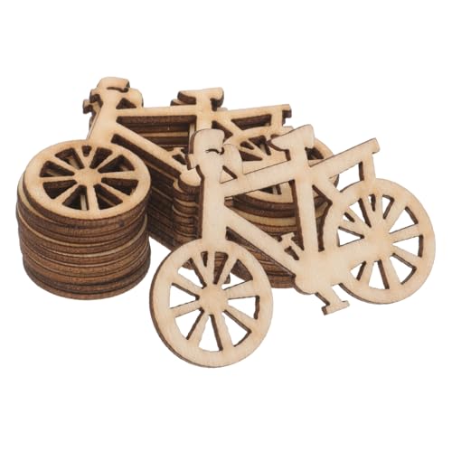 GLSTOY 10 Stück Teiliges Holzscheiben Fahrradform Unbehandelt Holzchips für DIY Basteln Kinderleicht zu Bemalen Robuste Holzverzierungen Sicher Glatt ohne Grate für Kreative Dekoration GLSTOY 10 Stück Teiliges Holzscheiben Fahrradform Unbehandelt Holzchips für DIY Basteln Kinderleicht zu Bemalen Robuste Holzverzierungen Sicher Glatt ohne Grate für Kreative Dekoration von GLSTOY