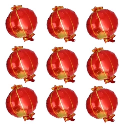 GLSTOY 10er Satz Laternenballons Rote Und Goldene Partydeko Festliche Luftballons Für Geburtstage Hochzeiten Und Andere Feiern GLSTOY 10er Satz Laternenballons Rote Und Goldene Partydeko Festliche Luftballons Für Geburtstage Hochzeiten Und Andere Feiern von GLSTOY