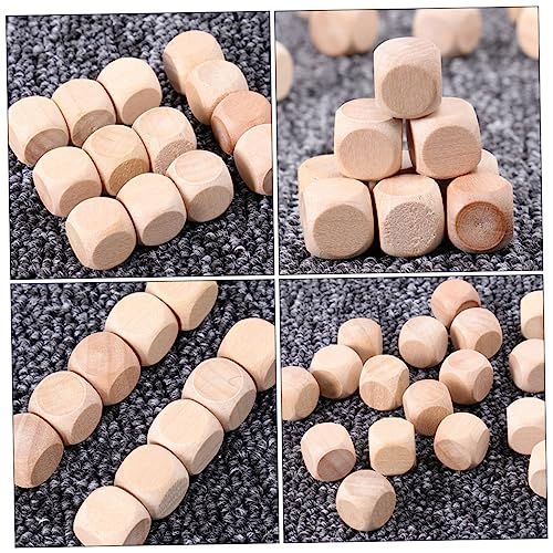 GLSTOY 100 Stück Blanko Holz Würfel mit Abgerundeten Ecken Sechseitige Holzblöcke zum Basteln DIY Würfel für Spiel und Kreative Projekte GLSTOY 100 Stück Blanko Holz Würfel mit Abgerundeten Ecken Sechseitige Holzblöcke zum Basteln DIY Würfel für Spiel und Kreative Projekte von GLSTOY