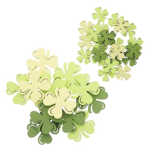GLSTOY Holz Kleeblatt Konfetti 100 Stück Selbst Ausgeschnittene Kleeblätter Für Party Schmücken Zum Feiertag Schmuck Ornament Satz Stück Baum GLSTOY Holz Kleeblatt Konfetti 100 Stück Selbst Ausgeschnittene Kleeblätter Für Party Schmücken Zum Feiertag Schmuck Ornament Satz Stück Baum von GLSTOY
