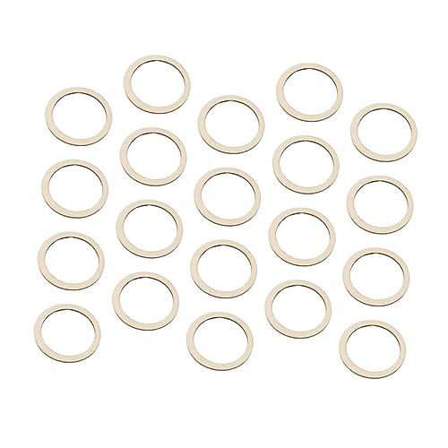 GLSTOY 100 Stück DIY Runde Holzscheiben Durchmesser Holzplättchen Basteln Zubehör für Schmuck Anhänger Dekoration Umweltfreundlich Glatte Oberfläche GLSTOY 100 Stück DIY Runde Holzscheiben Durchmesser Holzplättchen Basteln Zubehör für Schmuck Anhänger Dekoration Umweltfreundlich Glatte Oberfläche von GLSTOY