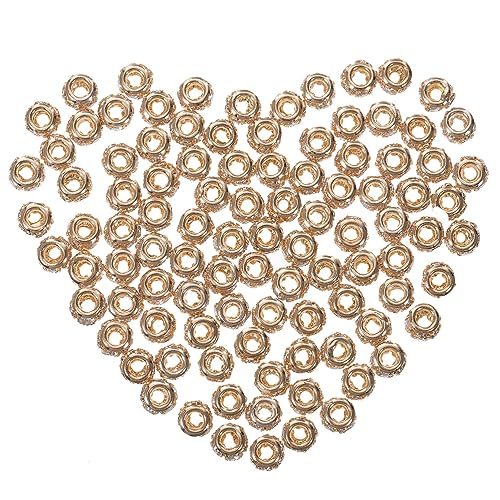 GLSTOY 100 Stück Halsketten Und Armbandzubehör, Schmuckherstellung, Perlen Abstandshalter, Strasssteine, Lose Abstandsperlen, Charm Perlen, Abstandshalter Für Die Armbandherstellung, GLSTOY 100 Stück Halsketten Und Armbandzubehör, Schmuckherstellung, Perlen Abstandshalter, Strasssteine, Lose Abstandsperlen, Charm Perlen, Abstandshalter Für Die Armbandherstellung, von GLSTOY