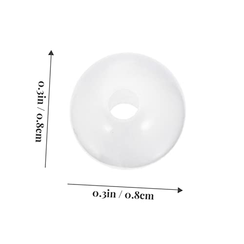 GLSTOY 100 Stück Katzenauge Perlen Weiß DIY Schmuck Spacer Perlen für Armband Schmuckherstellung Basteln Zubehör GLSTOY 100 Stück Katzenauge Perlen Weiß DIY Schmuck Spacer Perlen für Armband Schmuckherstellung Basteln Zubehör von GLSTOY