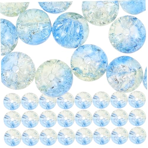 GLSTOY 100 Stück Kleine Glasperlen, Halskettenperlen, Verschiedene Perlen Zur Schmuckherstellung, Glasperlen, Lose Bastelperlen, Armband, DIY Charms, Perlen Zur Armbandherstellung, von GLSTOY