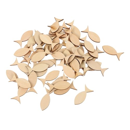 GLSTOY 100 Stück Unbearbeitete Holzfische Solide Holzscheiben DIY Basteln Holzdekoration Fische aus Lindenholz Robust und Vielseitig für Kreative Holzdesign Projekte GLSTOY 100 Stück Unbearbeitete Holzfische Solide Holzscheiben DIY Basteln Holzdekoration Fische aus Lindenholz Robust und Vielseitig für Kreative Holzdesign Projekte von GLSTOY