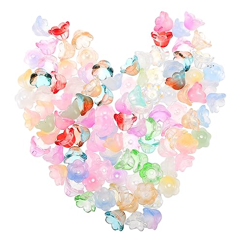 GLSTOY 100Stücke DIY Blumenperlen Ästhetische Glasperlen für Schmuckherstellung für Armbänder und Bastelprojekte Multifunktionale Bastelzubehörteile GLSTOY 100Stücke DIY Blumenperlen Ästhetische Glasperlen für Schmuckherstellung für Armbänder und Bastelprojekte Multifunktionale Bastelzubehörteile von GLSTOY