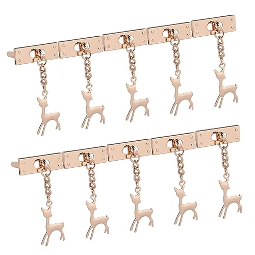 GLSTOY 10Stücke Dekorative Hirschschnallen DIY Beutelzubehör Elegantes Design für Handtaschen Geldbörsen und Mehr für Bastelprojekte GLSTOY 10Stücke Dekorative Hirschschnallen DIY Beutelzubehör Elegantes Design für Handtaschen Geldbörsen und Mehr für Bastelprojekte von GLSTOY