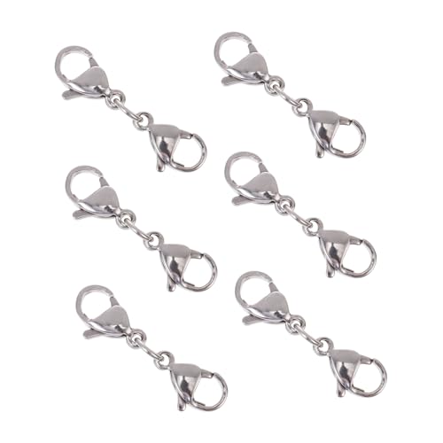 GLSTOY 10Stücke Hummerverschlüsse für Schmuckherstellung Multifunktionale Verbindungselemente für Armbänder und Robust und Langlebig GLSTOY 10Stücke Hummerverschlüsse für Schmuckherstellung Multifunktionale Verbindungselemente für Armbänder und Robust und Langlebig von GLSTOY