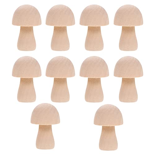 GLSTOY 10Stücke Teiliges DIY Unlackierten Holzpilzen Simulierte Pilzdekoration für Graffiti und Basteln für Projekte im Wohnbereich GLSTOY 10Stücke Teiliges DIY Unlackierten Holzpilzen Simulierte Pilzdekoration für Graffiti und Basteln für Projekte im Wohnbereich von GLSTOY