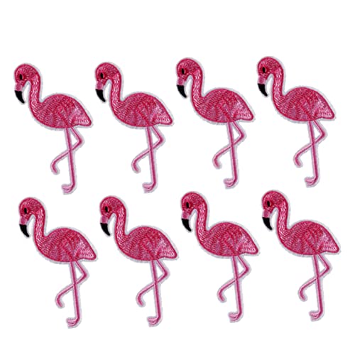 GLSTOY 12 Stück Teiliges Flamingo Bügelflicken Farbenfrohe Stickapplikationen für Kleidung zum Reparieren und Dekorieren von Jeans Jacken und Taschen Modischer Flamingo Stoffaufnäher GLSTOY 12 Stück Teiliges Flamingo Bügelflicken Farbenfrohe Stickapplikationen für Kleidung zum Reparieren und Dekorieren von Jeans Jacken und Taschen Modischer Flamingo Stoffaufnäher von GLSTOY