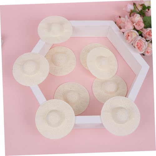 GLSTOY 12 Stück Teiliges Mini Puppenhut aus Papier und Stoff Breiter Rand Handgefertigt für DIY Bastelprojekte Puppen und Bärenaccessoire Geeignet für Puppenhaus Dekoration GLSTOY 12 Stück Teiliges Mini Puppenhut aus Papier und Stoff Breiter Rand Handgefertigt für DIY Bastelprojekte Puppen und Bärenaccessoire Geeignet für Puppenhaus Dekoration von GLSTOY