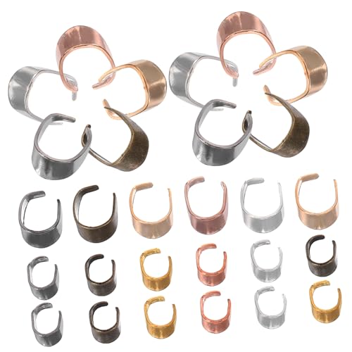 GLSTOY 150Stücke Schmuck Charm Halter Anhängerverschlüsse für DIY Schmuckherstellung Leichte und Langlebige Verbindungsstücke für Armbänder und Zufälliger von GLSTOY