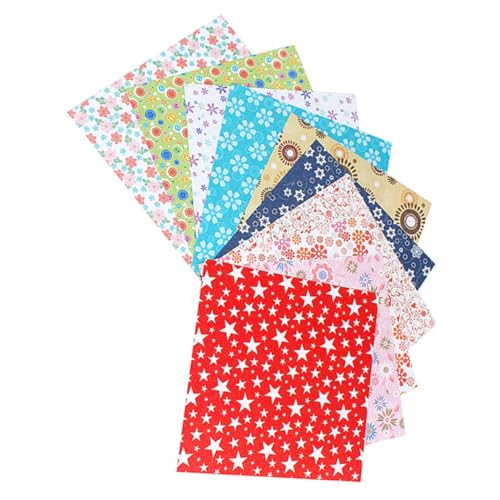 GLSTOY 2 Packungen Origami Papier Einseitig Bedruckt Künstlerisches Bastelpapier mit Punktmuster für Mädchen DIY Faltkunst Bastelprojekte Party Dekoration von GLSTOY