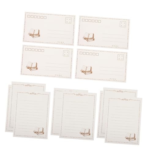GLSTOY 2 Sets Umschlagpapier Set Briefpapier Kreatives Briefpapier Vintage Papier Dekoratives Blankopapier Briefpapier Briefpapier Briefpapier Zum Schreiben Von Briefen Notizpapier von GLSTOY