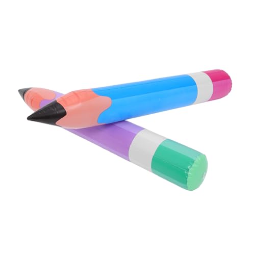 GLSTOY 2 Stück Aufblasbares Bleistiftspielzeug, Aufblasbare Buntstift Requisiten, Party Dekoration, Dekorative Aufblasbare Buntstifte, Schulparty Gastgeschenke, Aufblasbare Buntstifte, von GLSTOY