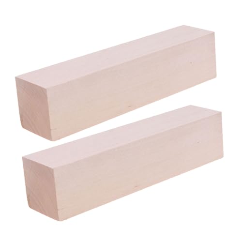GLSTOY 2 Stück Basswood Schnitzholz Weiche Holzklötze Rechteckige DIY Schnitzblöcke für Anfänger und Holzschnitzerei Basteln und Handwerksprojekte GLSTOY 2 Stück Basswood Schnitzholz Weiche Holzklötze Rechteckige DIY Schnitzblöcke für Anfänger und Holzschnitzerei Basteln und Handwerksprojekte von GLSTOY
